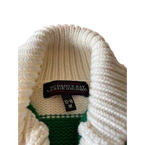 Hudson’s Bay Button-down Sweater Toddler size 12-18 months pre-owned - Picture 2 of 8